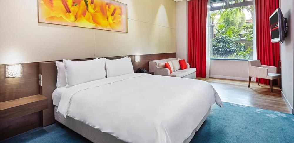 Resorts World Sentosa - Festive Hotel Singapore Eksteriør billede A room at the hotel