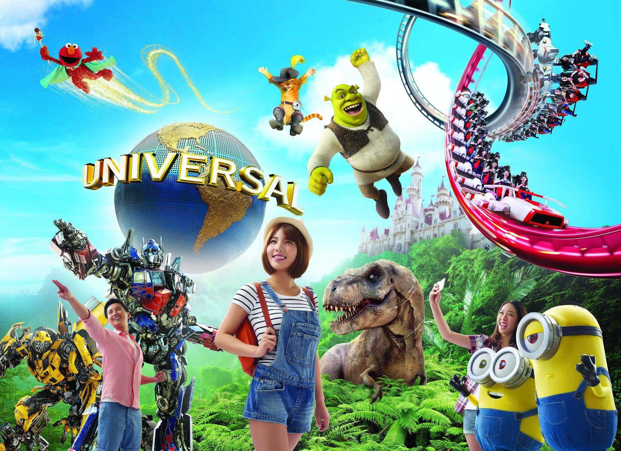 Resorts World Sentosa - Festive Hotel Singapore Eksteriør billede Universal Studios Japan
